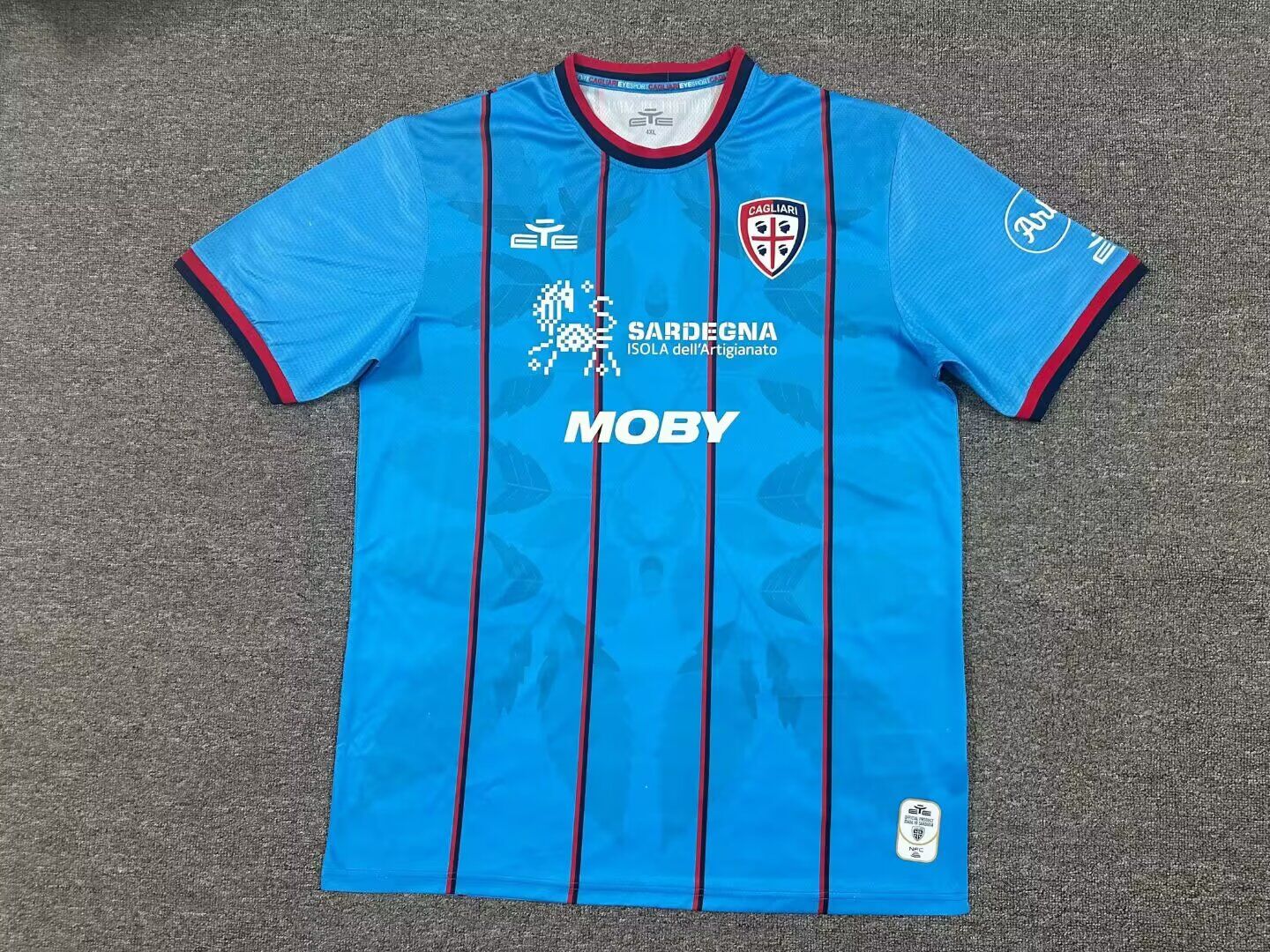 AAA Quality Cagliari 25/26 Third Blue Soccer Jersey
